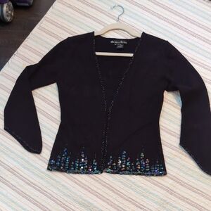 🌼Plum Sequin Sweater set by Michelle Nicole